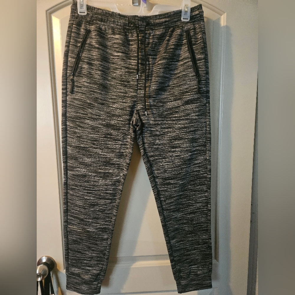 Gray Heathered Jogger Pants